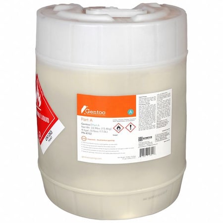 Ultratech Gentoo Part A, Clear, Pail, 4.5 gal 4702