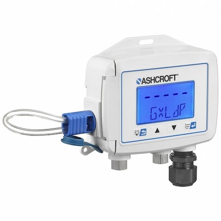 Ashcroft Indicating Differential Transmitter, LCD GX3P25IW