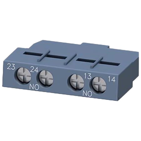 Siemens Transverse Contact Block For 3RV2, 2NO 3RV29011F