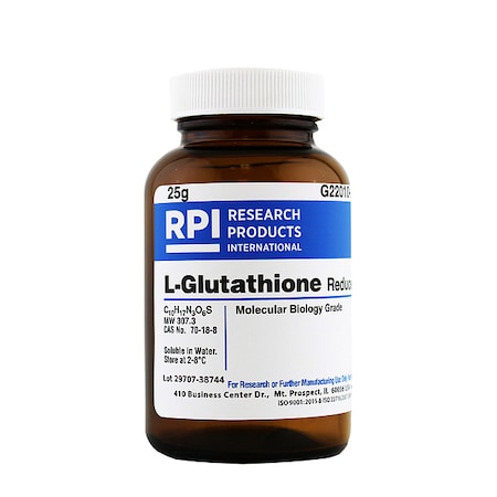 Rpi L-Glutathione, Reduced, Free Acid, 25g G22010-25.0