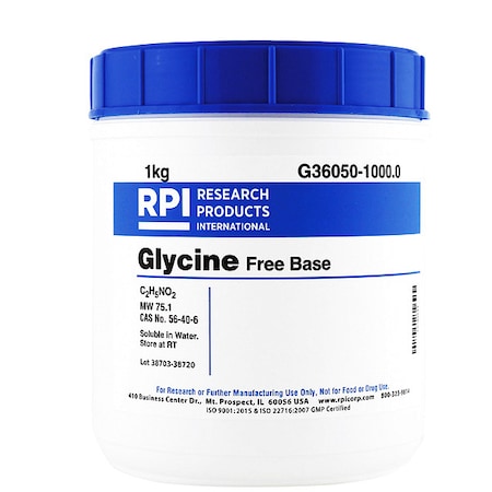 Rpi Glycine, Free Base, 1Kg G36050-1000.0