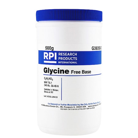 Rpi Glycine, Free Base, 500g G36050-500.0