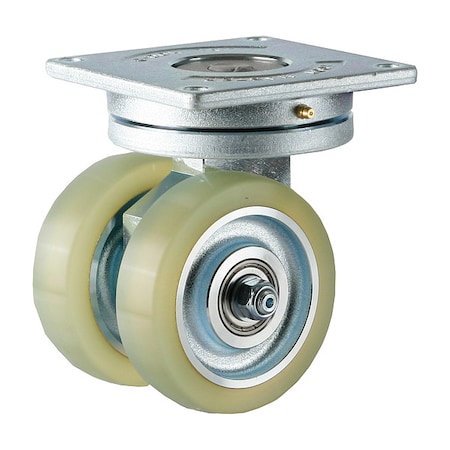 Foot Master Plate Caster, Swivel, Polyurethane, 175mm H GATD-125ASF-HUD