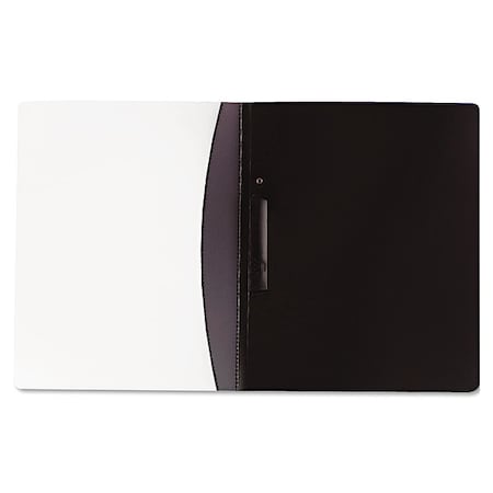 Gbc Report Cover with Hidden Swing Clip 8-1/2 x 11", Black W21533