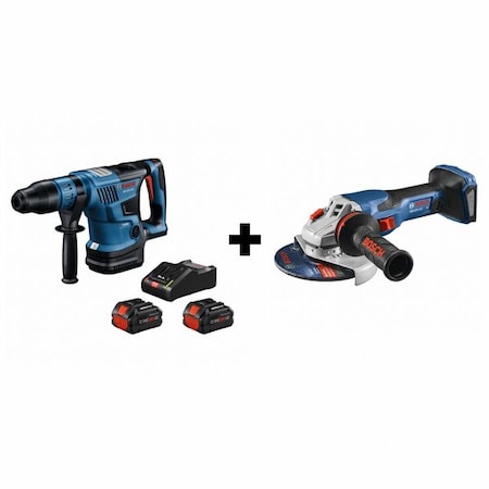 Bosch Cordless Tool Combination Kit, 18V GBH18V-36CK24 + GWS18V-13CN