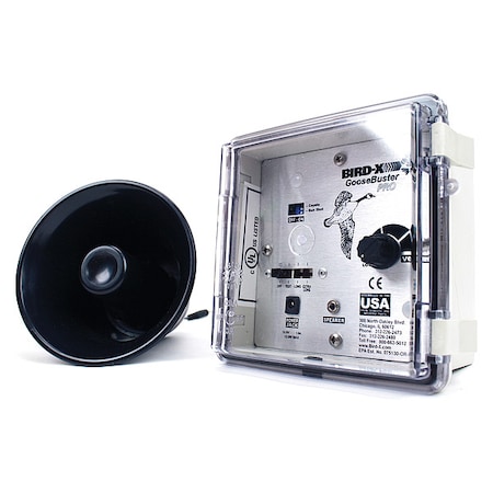 Bird-X Electronic Goose Repeller, Cov. 1.5 acres GB-1