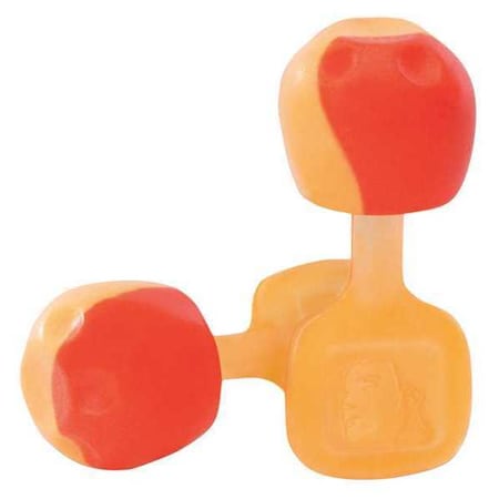 Howard Leight TrustFit(TM)Pod Reusable Foam Ear Plugs, Pod Shape, 28 dB, Orange, 100 PK TRUSTFITPOD-1