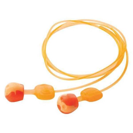 Howard Leight TrustFit(TM)Pod Reusable Foam Ear Plugs, Pod Shape, 28 dB, Orange, 100 PK TRUSTFITPOD-30