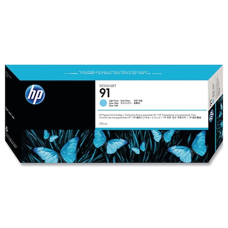Hp Ink Cartridge, Light Cyan C9470A