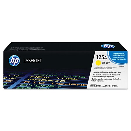 Hp Toner Cartridge, Yellow CB542A