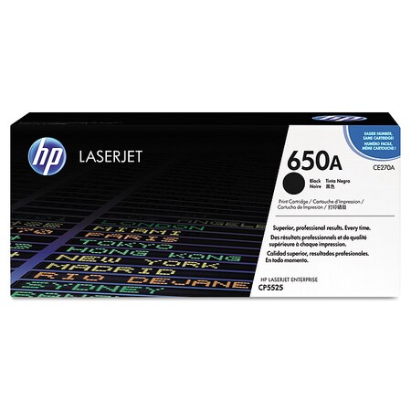 Hp Toner Cartridge, Black CE270A