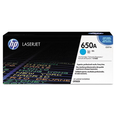 Hp Toner Cartridge, Cyan CE271A
