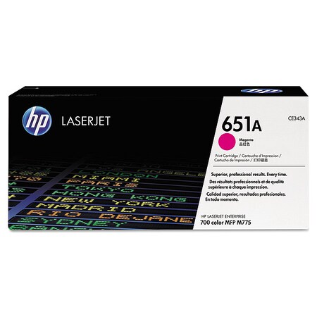 Hp Toner Cartridge, Magenta CE343A