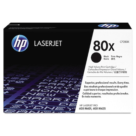 Hp High Yield Toner Cartridge, Black CF280X