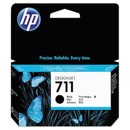 Hp HP 711  Original Inkjet Ink Cartridge - Single Pack - Black - 1 Each - Inkjet - 1 Each CZ129A