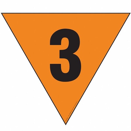 Labelmaster Fire Division Symbol Placard, 3 HMPG125MG