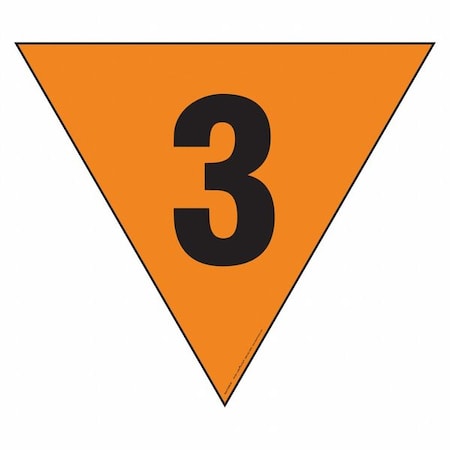 Labelmaster Fire Division Symbol Placard, 3 HMPG146RP