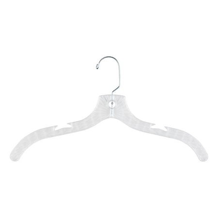 Honey-Can-Do Crystal Cut Dress Hanger, Clear, PK8 HNG-01438