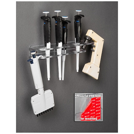 Poltex Pipette and Pipette Filler Bracket, PETG HOODPIPS61-T