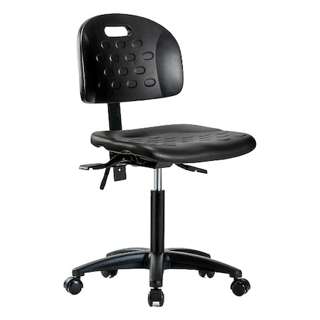 Zoro Select ESD Task Chair, No Arms, 19-3/4" to 27-1/2" Height, Black BR-HPMBCH-RG-T0-A0-NF-RC-BLK