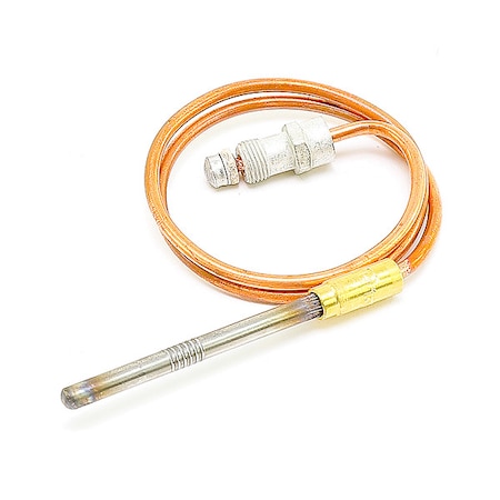 Honeywell Home Thermocouple, LP/NG, 18 to 30 mV, 18 in L., Standard Coaxial, Adapter, Push-In Clip Q340A1066