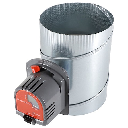 Honeywell Home Vent. Control/Dampr, 8VA Out, 6in Dia Y8150A1017