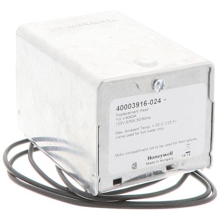 Honeywell Home V4043A POWERHEAD ASSBLY, 2 WAY, 18" LEADS ON MANUAL OPENER END, 120/60 40003916-024