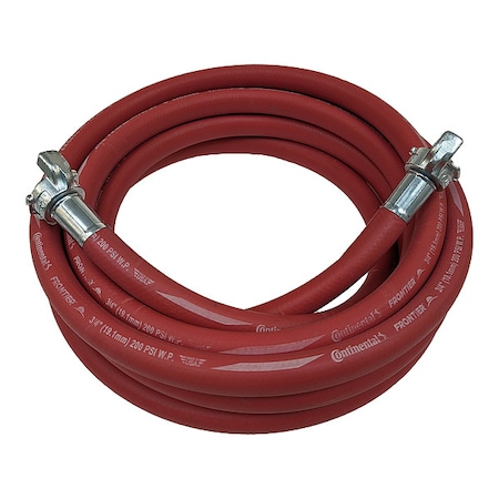Continental Jack Hammer Hose, 200 psi, 25 ft, Red HZR10020-25-77