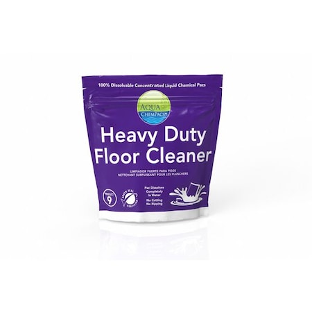 Aqua Chempacs Floor Cleaner, Liquid, Bucket, 20 ct 4-0607