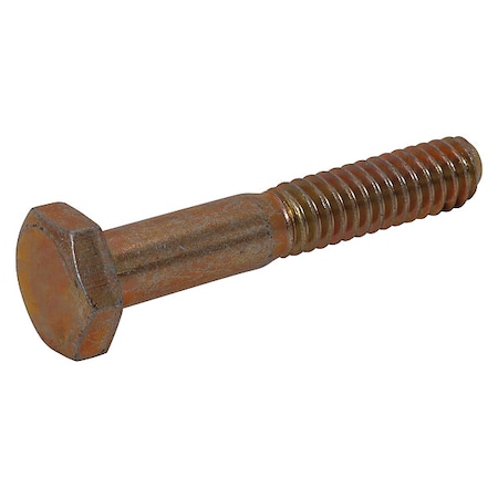 Usa Industrials Grade 8, 1/2"-13 Hex Head Cap Screw, Zinc Yellow Steel, 2 in L BULK-BOLT-4380