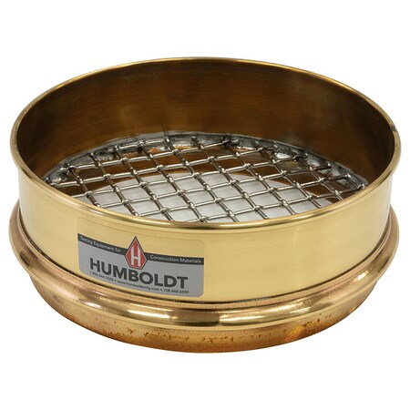Zoro Select Test Sieve, 200mm, Brass Frame, 14000micron 5JCH3