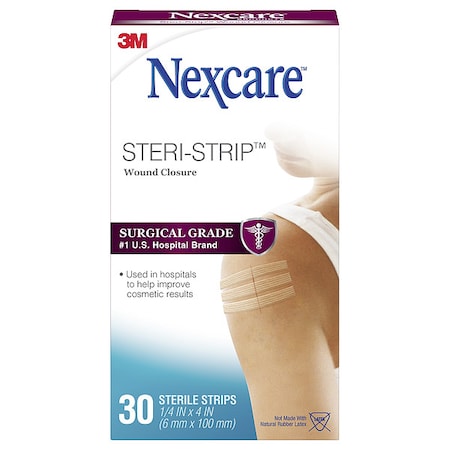Nexcare Skin Closure, 0.25x4", PK12 H1546