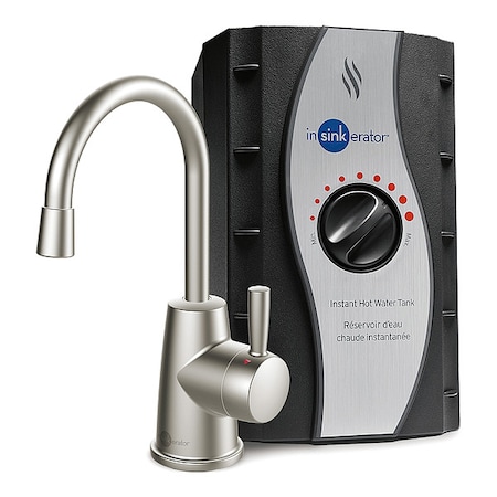 In-Sink-Erator Hot Water Dispenser, 0.67gal, 81/4 in Faucet H-250SN-SS