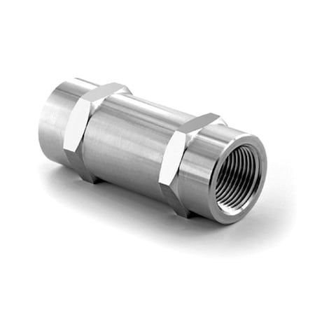 Ham-Let Check Valve, Poppet, Inline, Let-Lok H-400-SS-L-1/4"-3 PSI-PT
