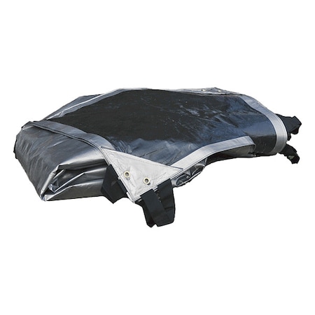 Zoro Select 12 mil Tarp, Black, Silver 62533