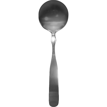 Iti Bouillon Spoon, 6 1/8 in L, Silver, PK12 HA-113