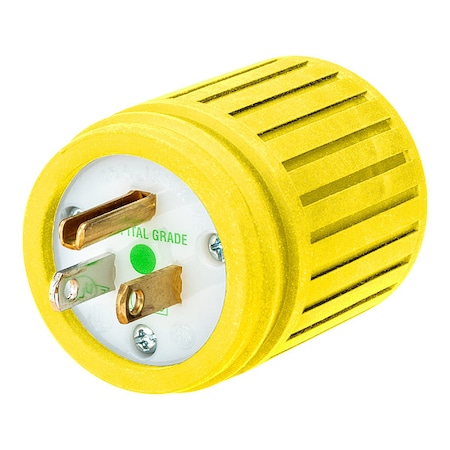 Hubbell Wiring Device-Kellems Weatherproof Boot, Yellow, 15 A, Elastomer HBL60CM23ST