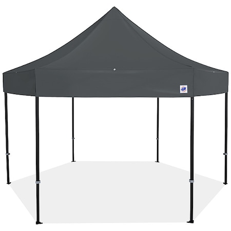 E-Z Up Shelter, Gray, 15 ft W, 15 ft L HB3ALU15KFBKTSG
