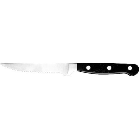 Iti Steak Knife, 9 in L, Black, PK12 IFK-412