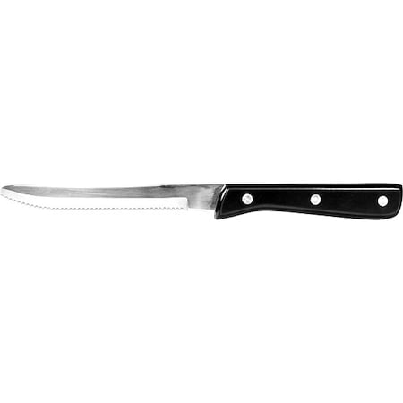 Iti Steak Knife, 9 1/4 in L, Black, PK12 IFK-413