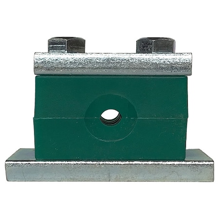 Zsi Vibration-Damping Pipe Clamp, 1 7/8" H HM3008SGRG