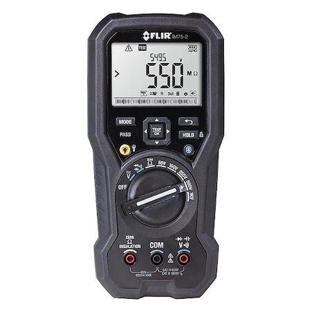 Flir Digital Multimeter, 3.7 in H, 8.1 in W IM75-2