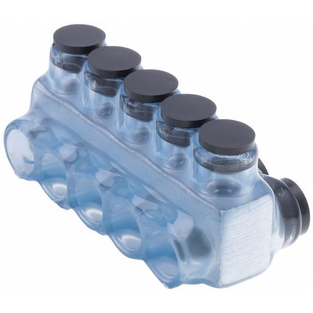Polaris Wire Connector, 5 Port, Clear, Plastisol Insulation IPLD2-5CB