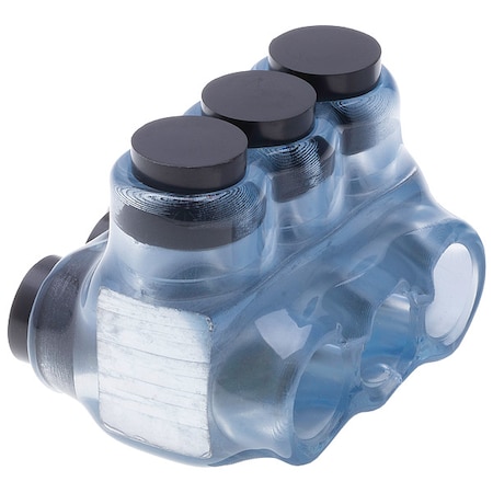Polaris Wire Connector, 3 Port, Clear, Plastisol Insulation IPLD2/0-3CB