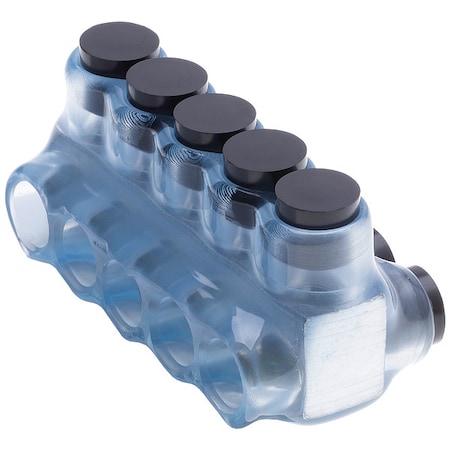 Polaris Wire Connector, 5 Port, Clear, Plastisol Insulation IPLD2/0-5CB