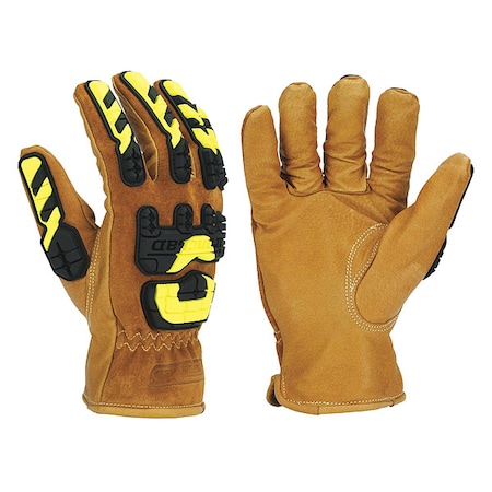 Ironclad Performance Wear Cut Resistant Impact Gloves, Cut Level A5 , Uncoated , 2XL 1 PR ULD-IMPC5-06-XXL