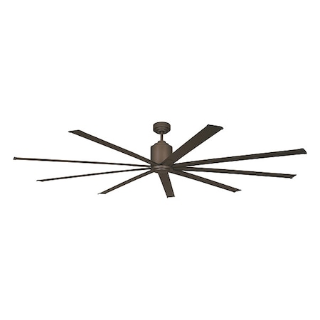 Maxx Air Ceiling Fan, 8 ft Blade Dia, 9 Blades, 6 Speeds, 120V AC, Oil-Rubbed Bronze ICF96 WLORBUPS