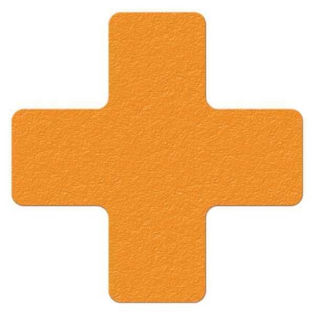 Tuffmark Workplace Floor Organization Marker Vinyl Film Orange, 6" W x 6" L LM120N