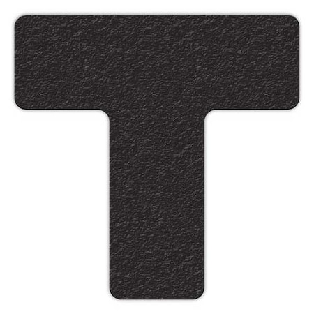 Tuffmark Workplace Floor Organization Marker Vinyl Film Black, 6" W x 6" L LM130K