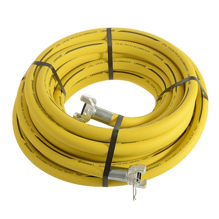 Continental Jack Hammer Hose, 300 psi, 25 ft, Yellow JKY07530-25-77